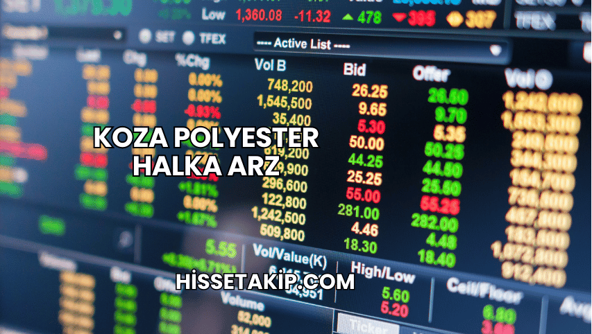 Koza Polyester Halka Arz
