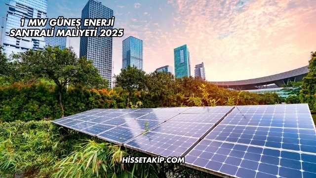 1 MW Güneş Enerji Santrali Maliyeti 2025