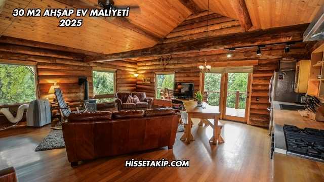30 m2 Ahşap Ev Maliyeti 2025