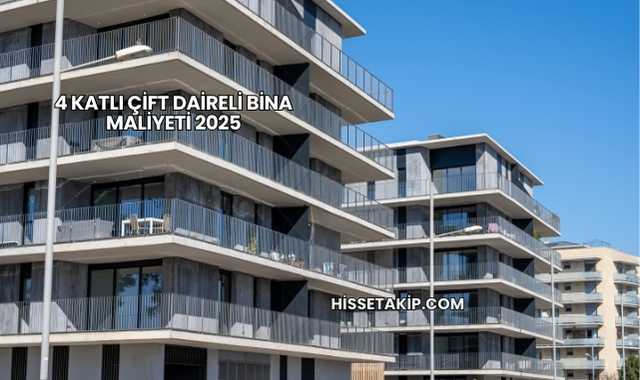 4 Katlı Çift Daireli Bina Maliyeti 2025
