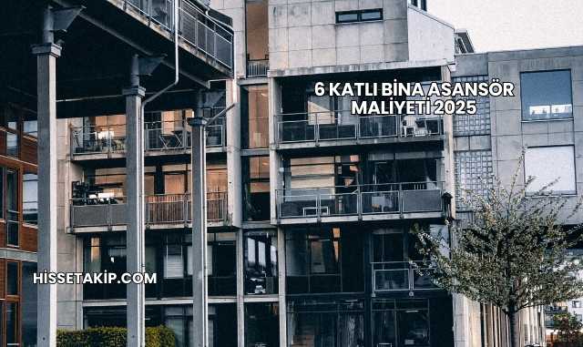 6 Katlı Bina Asansör Maliyeti 2025