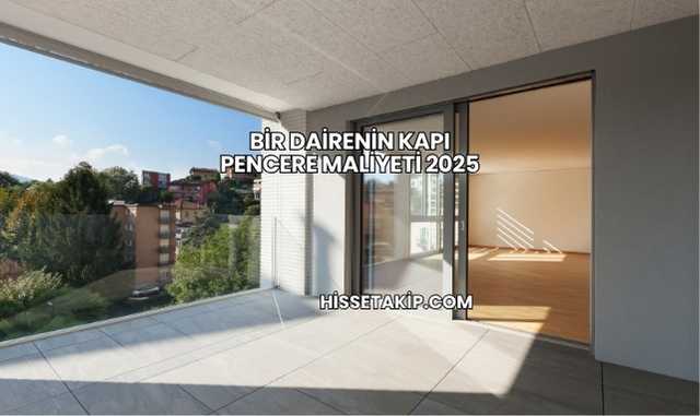 Bir Dairenin Kapı Pencere Maliyeti 2025
