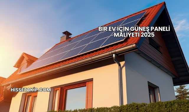 Bir Ev İçin Güneş Paneli Maliyeti 2025