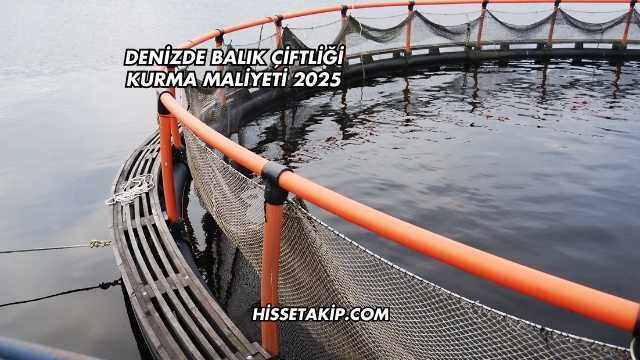 Denizde Balık Çiftliği Kurma Maliyeti 2025
