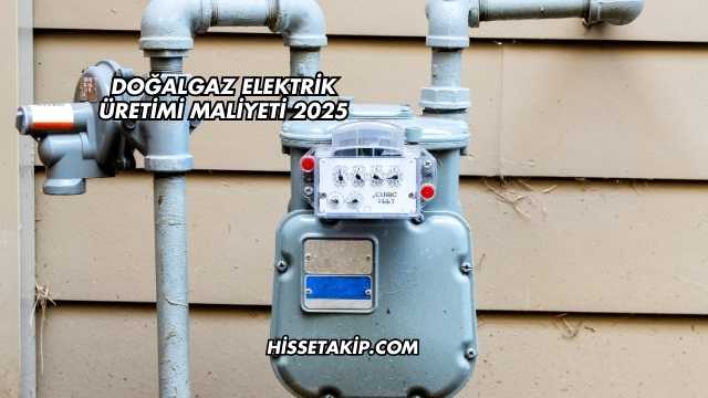 Doğalgaz Elektrik Üretimi Maliyeti 2025