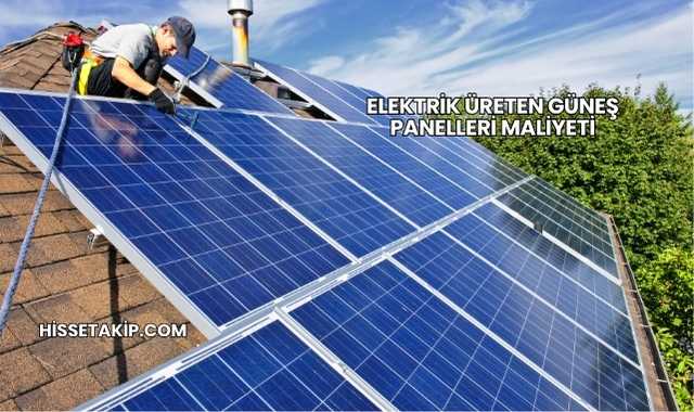 Elektrik Üreten Güneş Panelleri Maliyeti