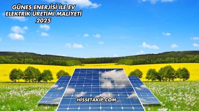Güneş Enerjisi ile Ev Elektrik Üretimi Maliyeti 2025