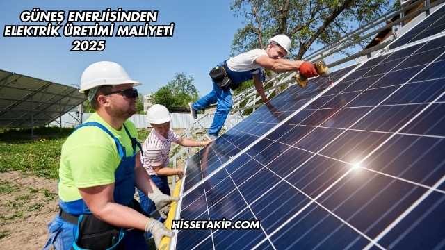 Güneş Enerjisinden Elektrik Üretimi Maliyeti 2025