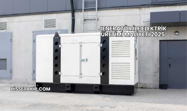 Jeneratör ile Elektrik Üretimi Maliyeti 2025