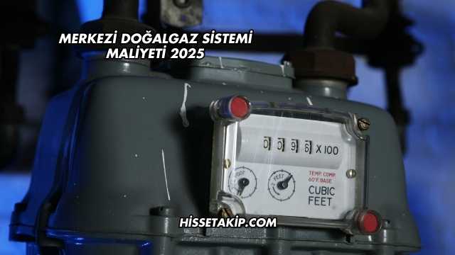 Merkezi Doğalgaz Sistemi Maliyeti 2025