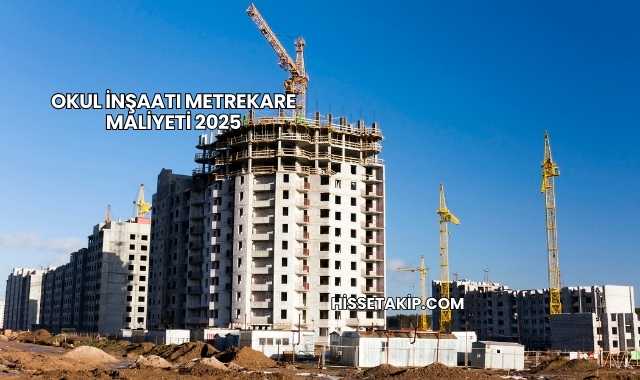 Okul İnşaatı Metrekare Maliyeti 2025
