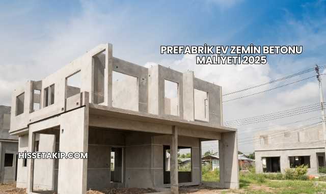 Prefabrik Ev Zemin Betonu Maliyeti 2025