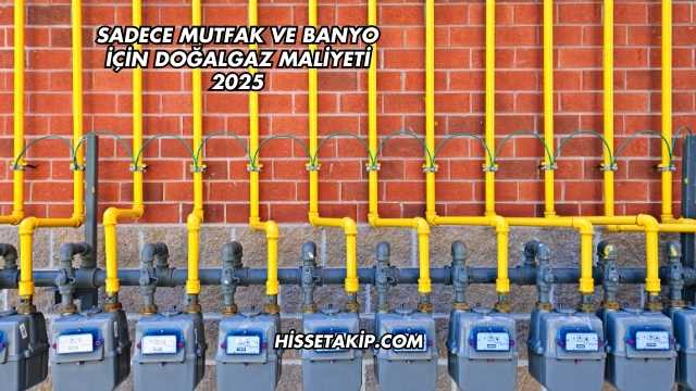 Sadece Mutfak ve Banyo İçin Doğalgaz Maliyeti 2025