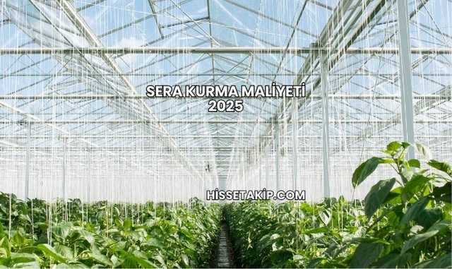 Sera Kurma Maliyeti 2025