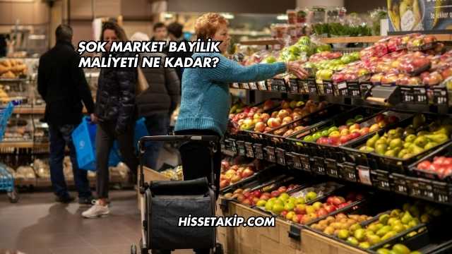 Şok Market Bayilik Maliyeti Ne Kadar?