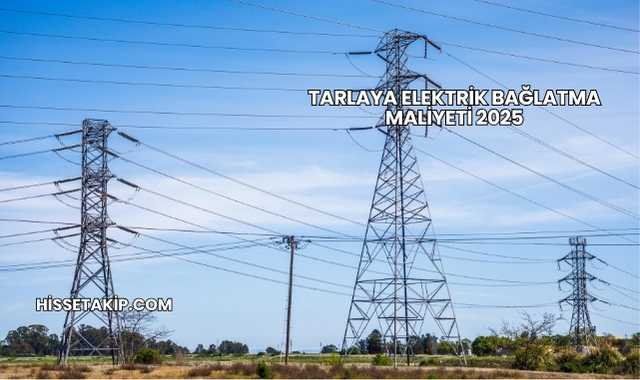 Tarlaya Elektrik Bağlatma Maliyeti 2025