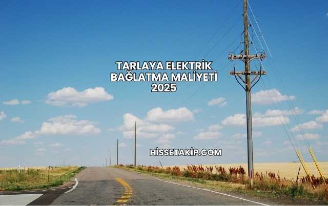 Tarlaya Elektrik Bağlatma Maliyeti 2025