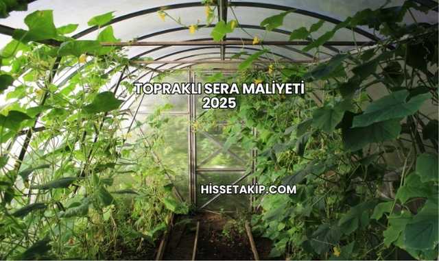 Topraklı Sera Maliyeti 2025