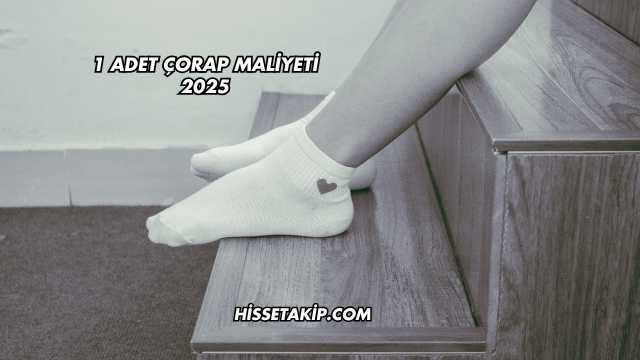 1 Adet Çorap Maliyeti 2025