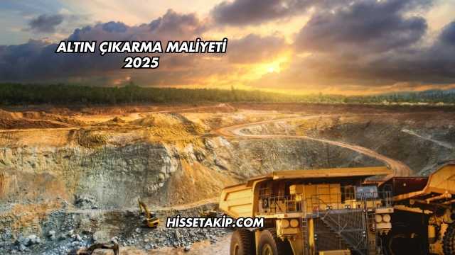 Altın Çıkarma Maliyeti 2025