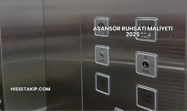 Asansör Ruhsatı Maliyeti 2025