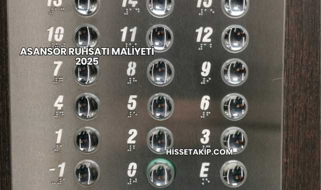 Asansör Ruhsatı Maliyeti 2025