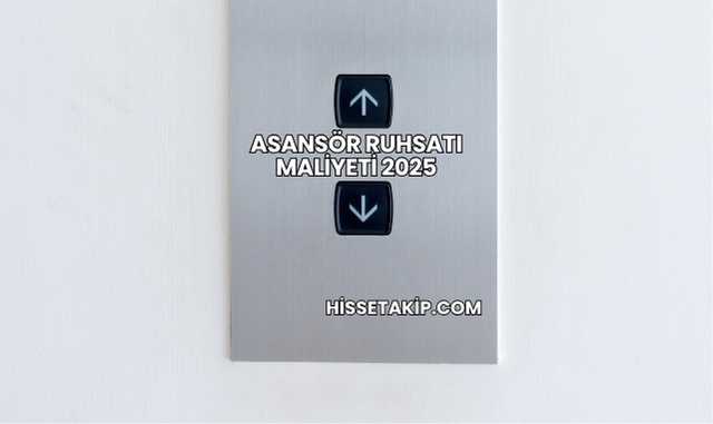 Asansör Ruhsatı Maliyeti 2025