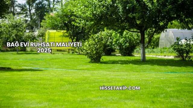 Bağ Evi Ruhsatı Maliyeti 2025