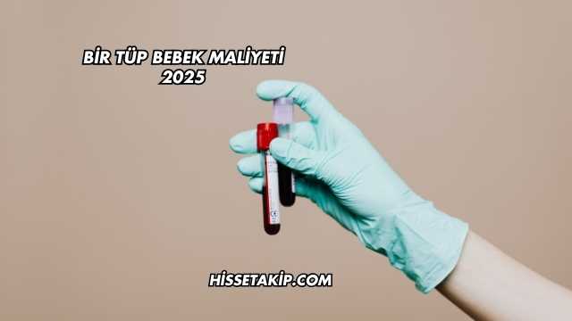 Bir Tüp Bebek Maliyeti 2025