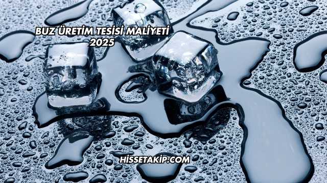 Buz Üretim Tesisi Maliyeti 2025