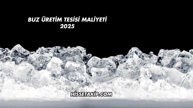 Buz Üretim Tesisi Maliyeti 2025