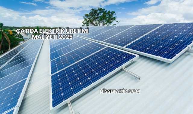 Çatıda Elektrik Üretimi Maliyeti 2025