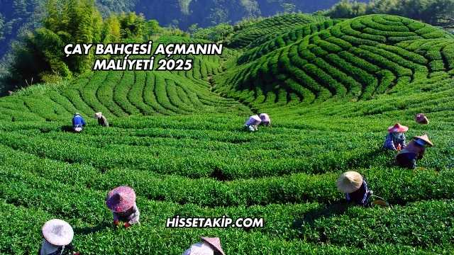 Çay Bahçesi Açmanın Maliyeti 2025