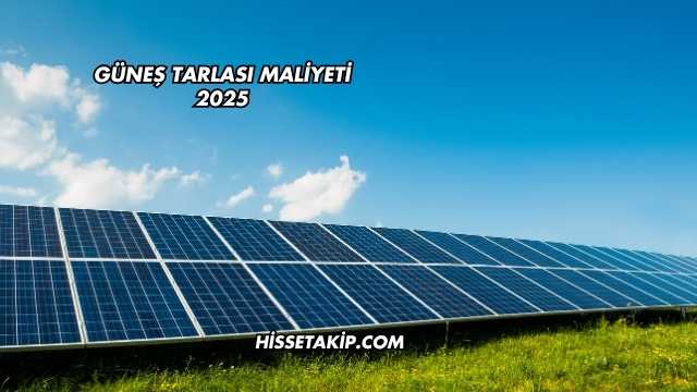 Güneş Tarlası Maliyeti 2025