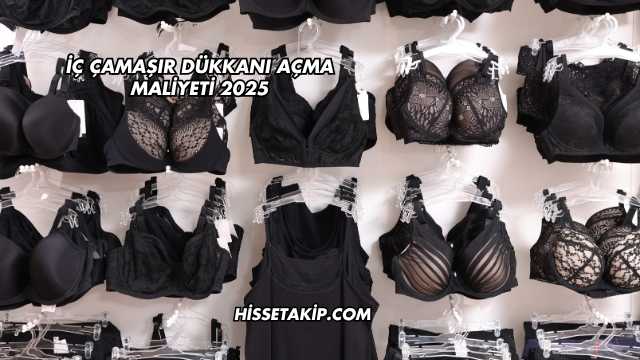 İç Çamaşır Dükkanı Açma Maliyeti 2025