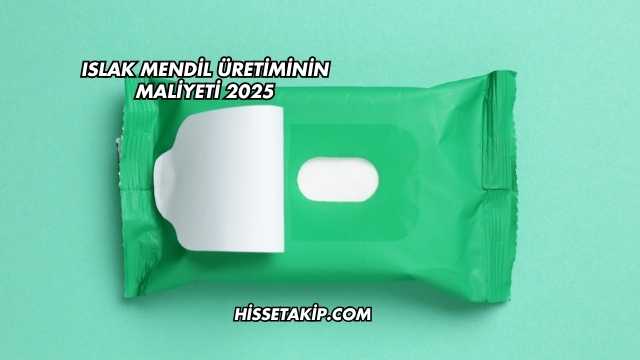 Islak Mendil Üretiminin Maliyeti 2025