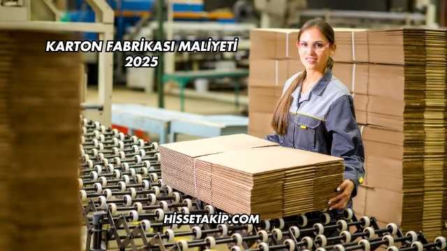 Karton Fabrikası Maliyeti 2025