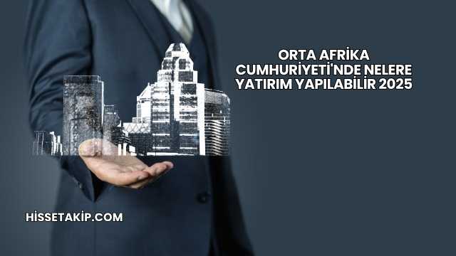 Orta Afrika Cumhuriyeti'nde Nelere Yatırım Yapılabilir 2025