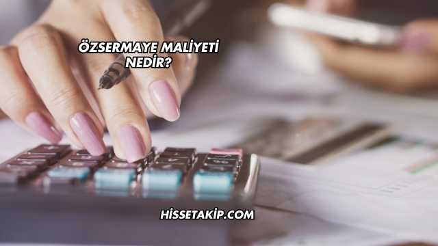 Özsermaye Maliyeti Nedir?
