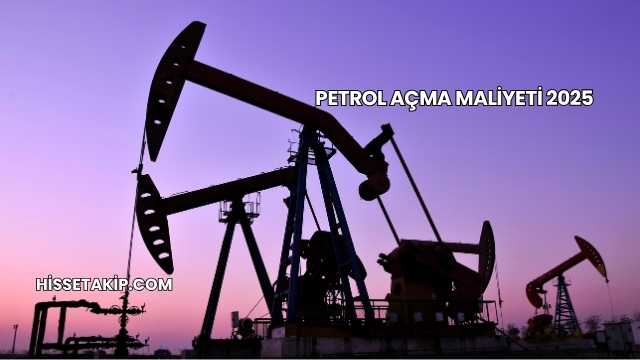 Petrol Açma Maliyeti 2025
