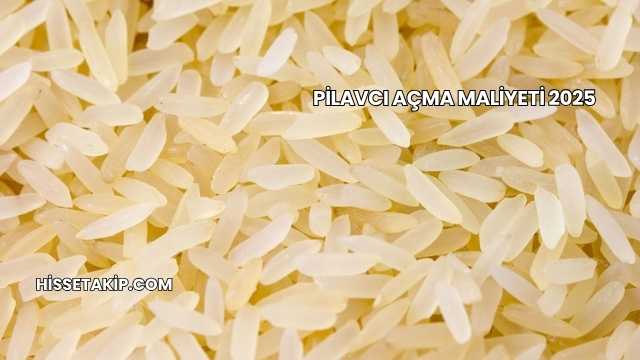 Pilavcı Açma Maliyeti 2025