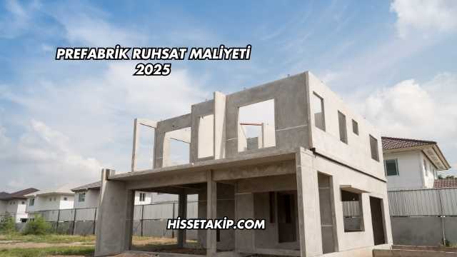 Prefabrik Ruhsat Maliyeti 2025