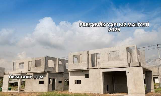 Prefabrik Yapı m2 Maliyeti 2025