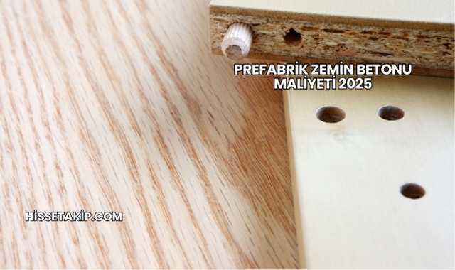 Prefabrik Zemin Betonu Maliyeti 2025