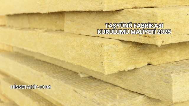 Taşyünü Fabrikası Kurulumu Maliyeti 2025