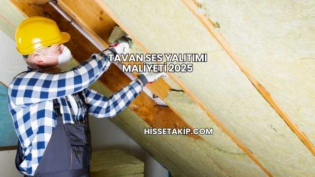 Tavan Ses Yalıtımı Maliyeti 2025