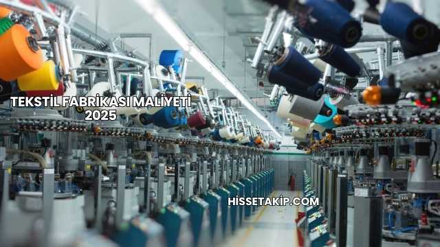 Tekstil Fabrikası Maliyeti 2025