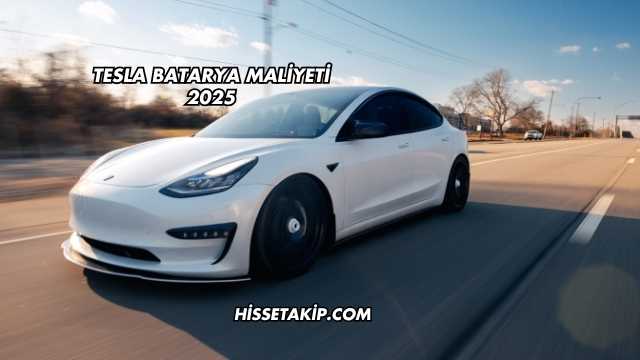 Tesla Batarya Maliyeti 2025