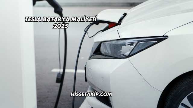 Tesla Batarya Maliyeti 2025