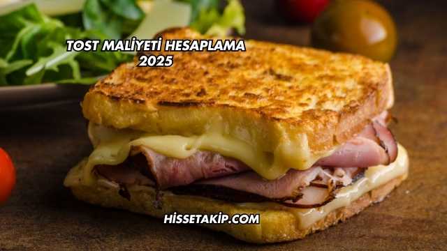 Tost Maliyeti Hesaplama 2025